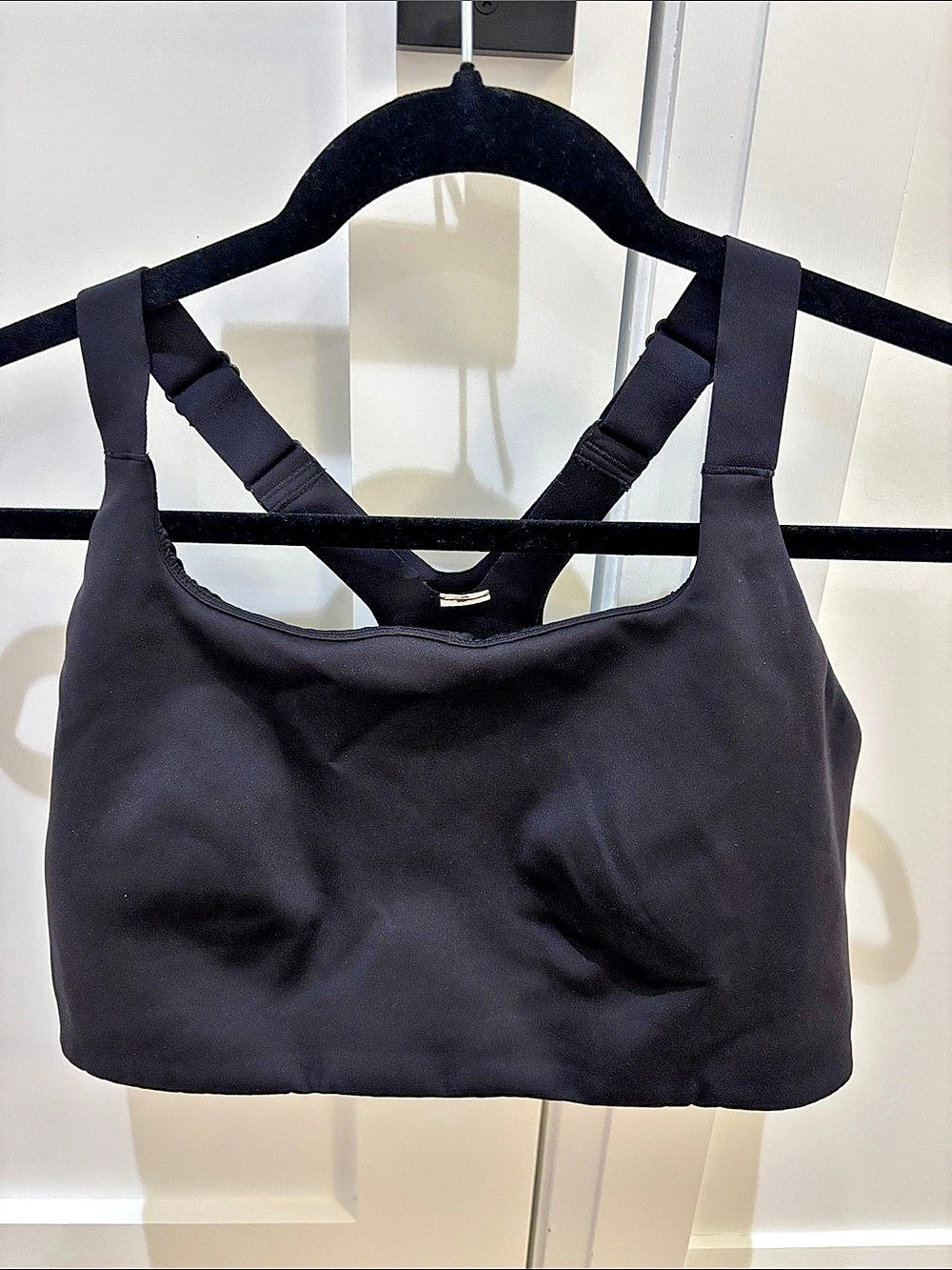 Lululemon Ultralû™ Square-Neck Workout Bra D/DD Black Size 14